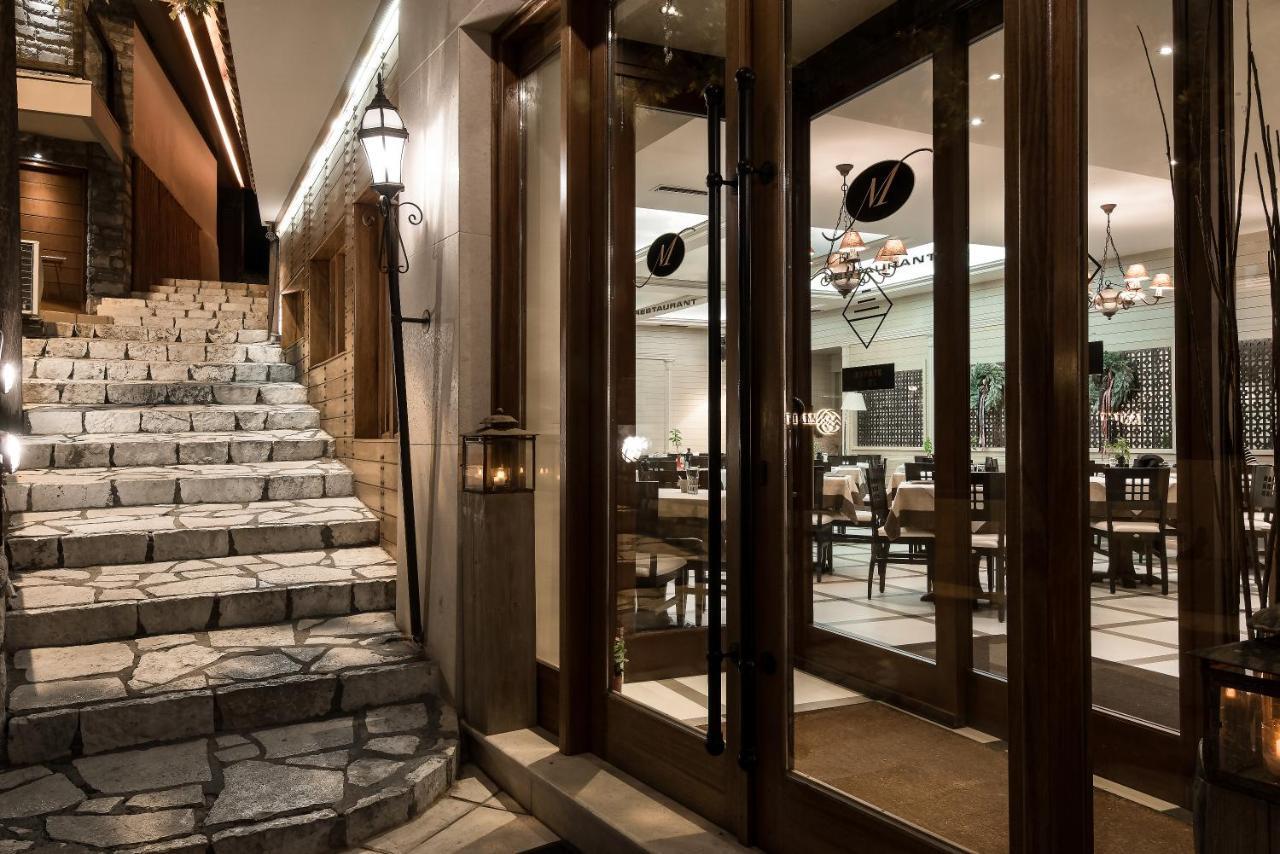 Kentrikon Hotel Lagkadia Bagian luar foto